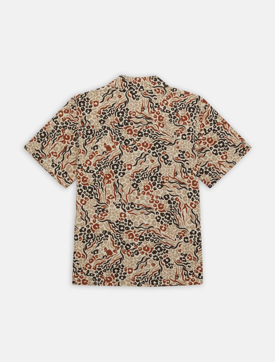 Dickies Saltville Short Sleeve Shirt Red Camouflage - Shop-Tetuan