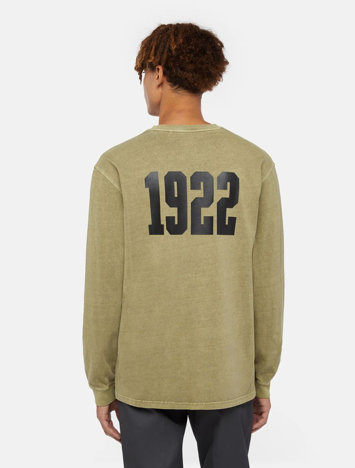 Dickies 817 l/s tee military green