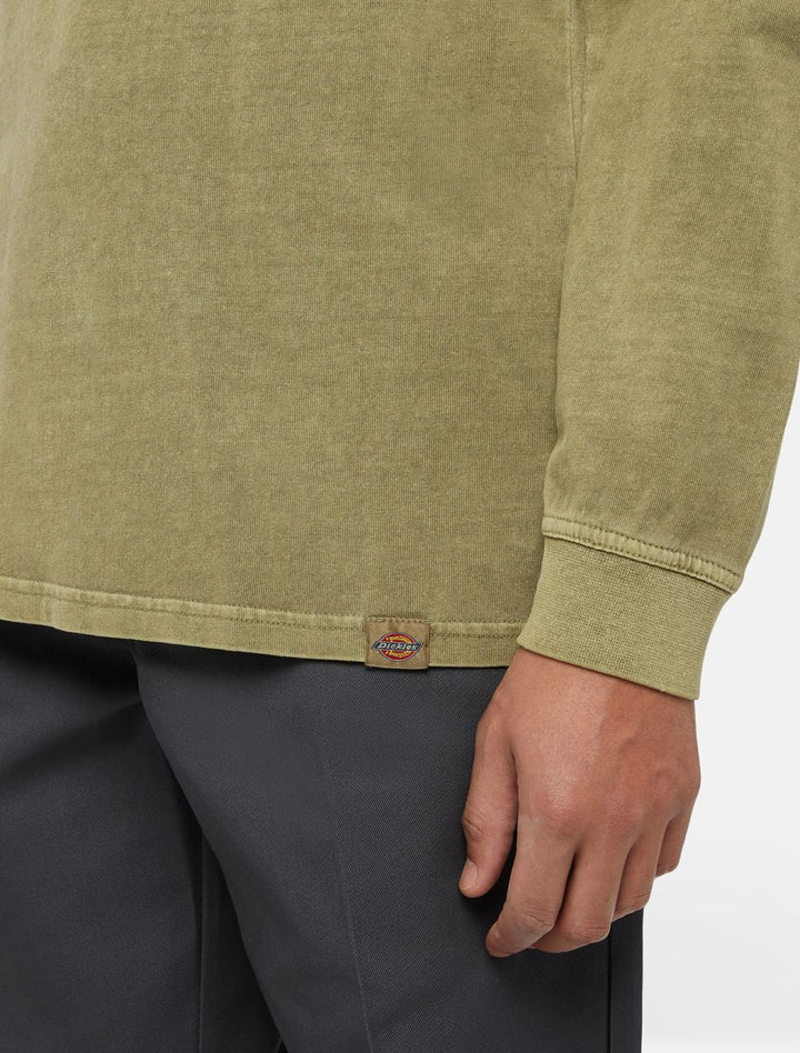 Dickies 817 l/s tee military green