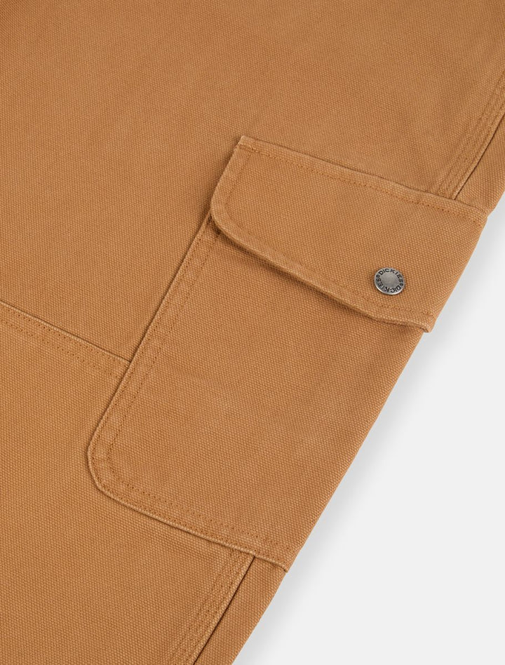 Duck Canvas Cargo Trousers brown duck