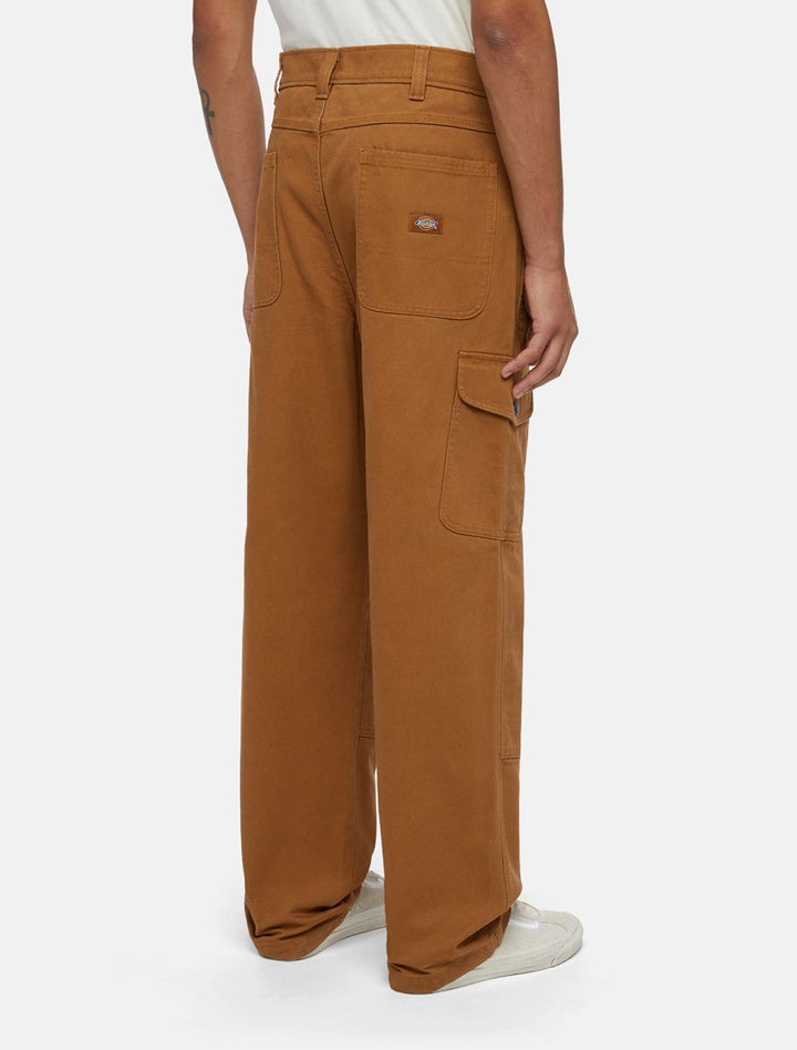 Duck Canvas Cargo Trousers brown duck