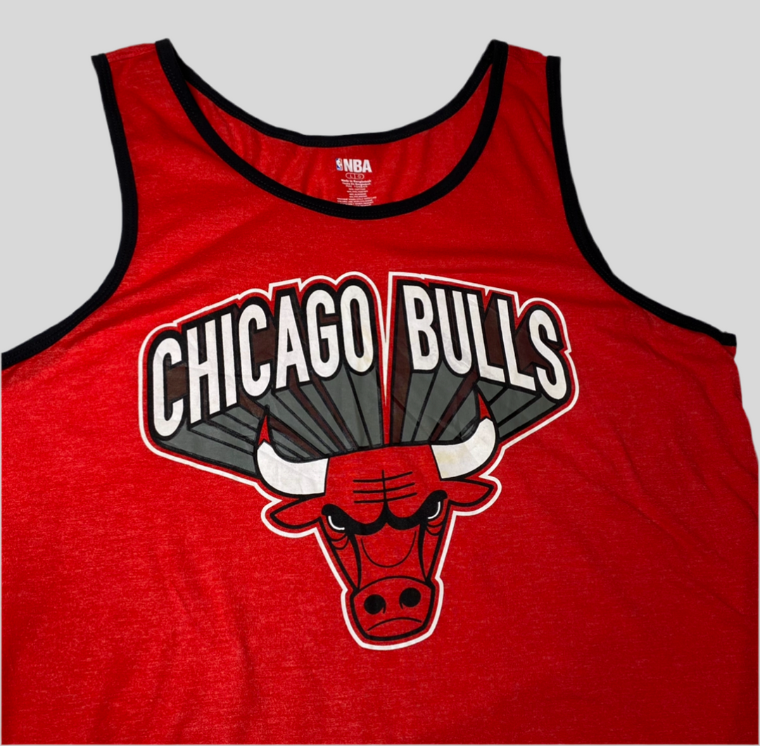 NBA Tank Top Chicago Bulls red L