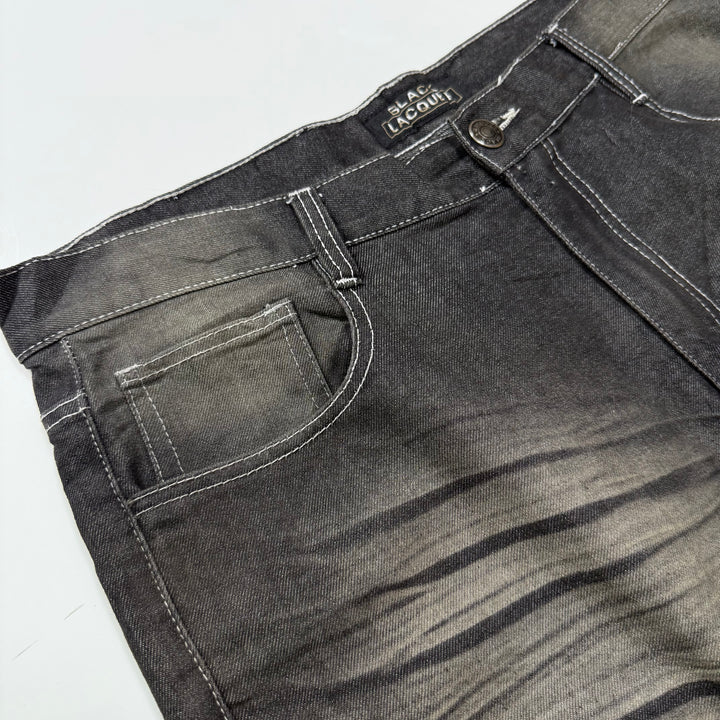 Black Lacquer Y2K jeans black 36