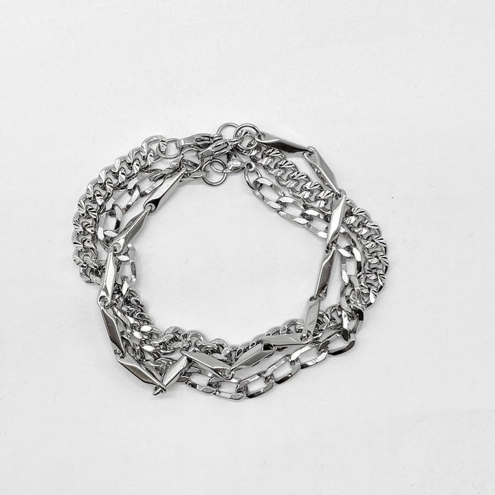 Three Piece Set Bracelet steel