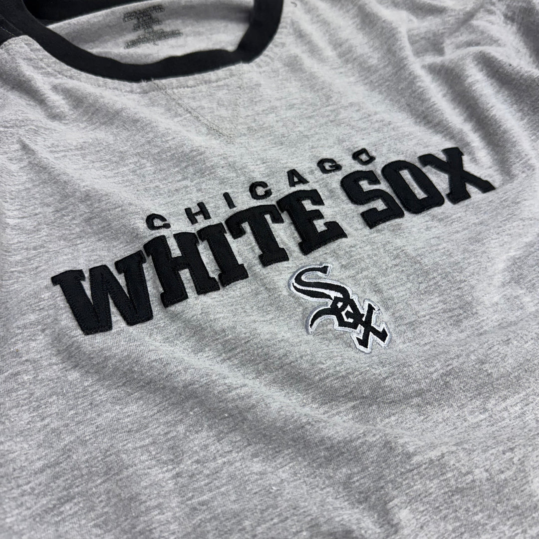 MLB Genuine Merchandise Vintage Chicago White Sox LS grey/black L