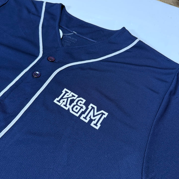 Augusta Sportwear K&M Baseball Jersey navy L