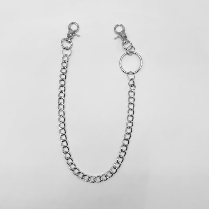 Metal Keychain Heavyweight With Double Hooks & Large Ring