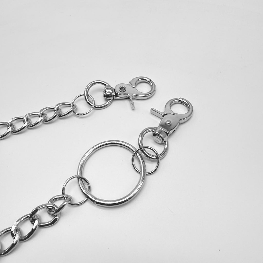 Metal Keychain Heavyweight With Double Hooks & Large Ring