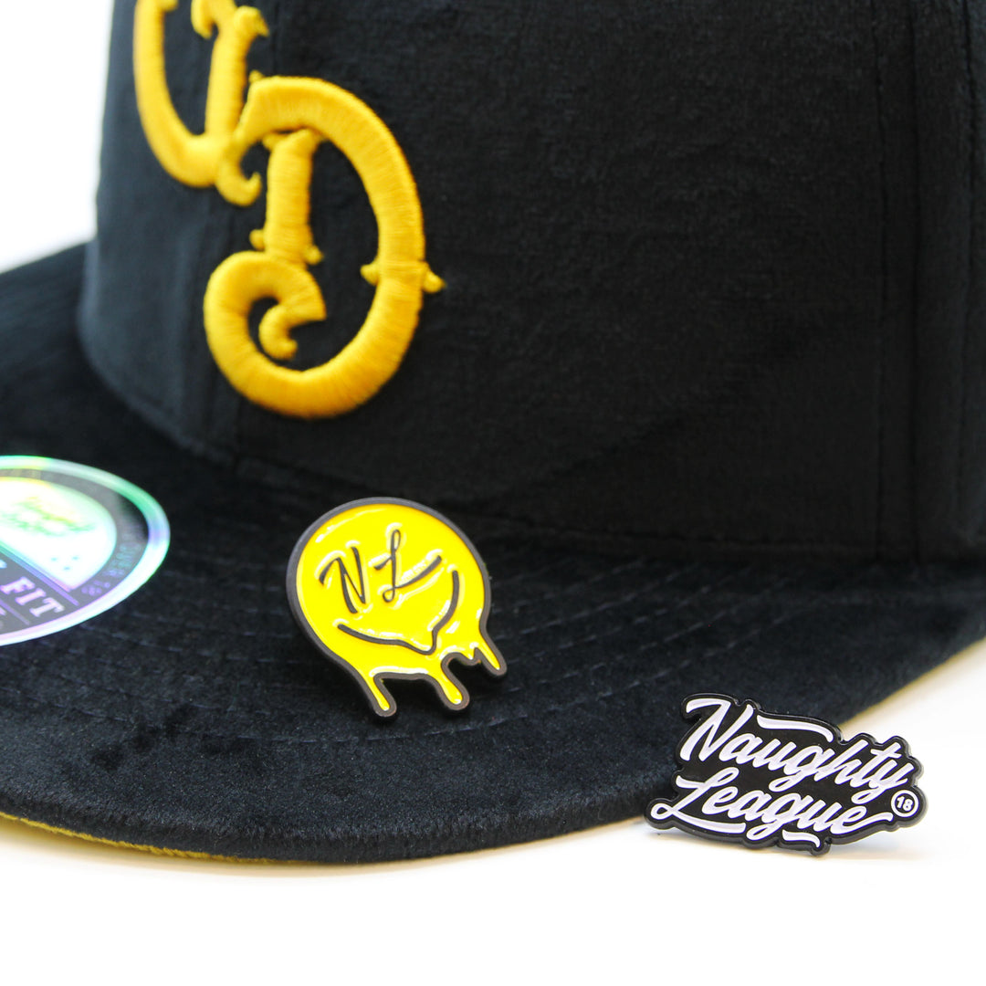 Naughty League Las Vegas Gold Diggers fitted velvet black/gold - Shop-Tetuan