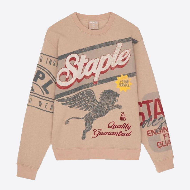 Staple Gryphon crewneck khaki - Shop-Tetuan