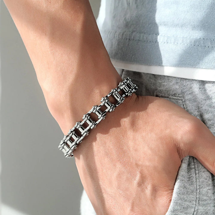 Motorcycle Chain Bracelet steel