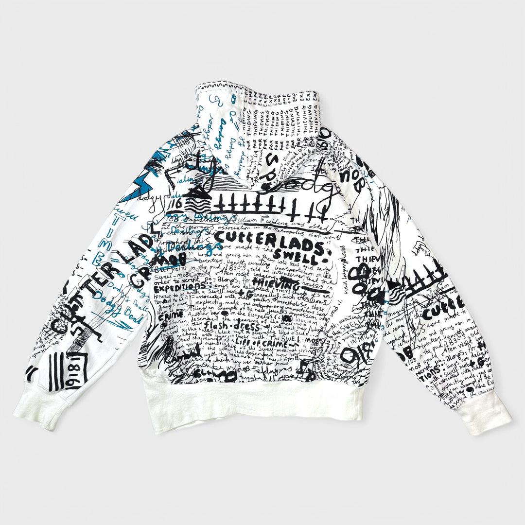 Artful Dodger Y2K AOP hoodie white M