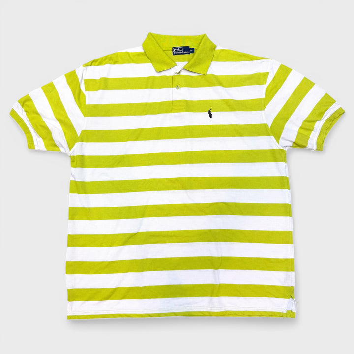 Ralph Lauren Polo shirt limegreen/white 5XL