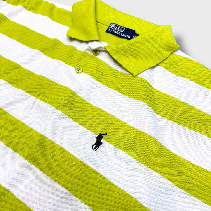 Ralph Lauren Polo shirt limegreen/white 5XL