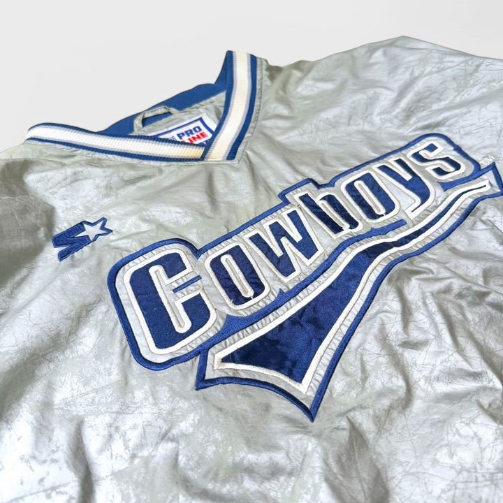 Starter Vintage Pro Line Dallas Cowboys Pullover Jacket metallic silver XXL