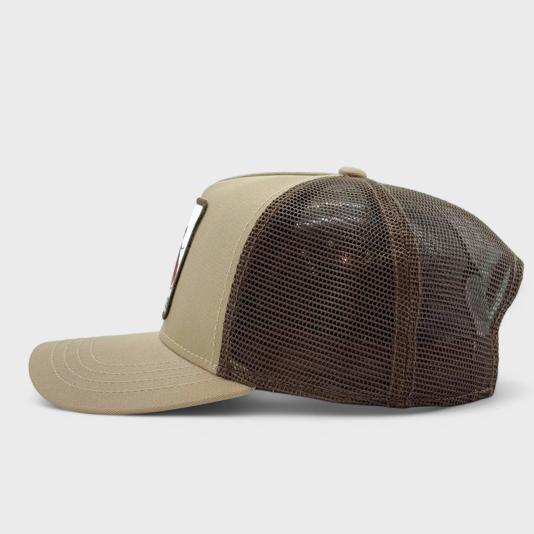 KB Ethos Fighter Meshback cap khaki/brown