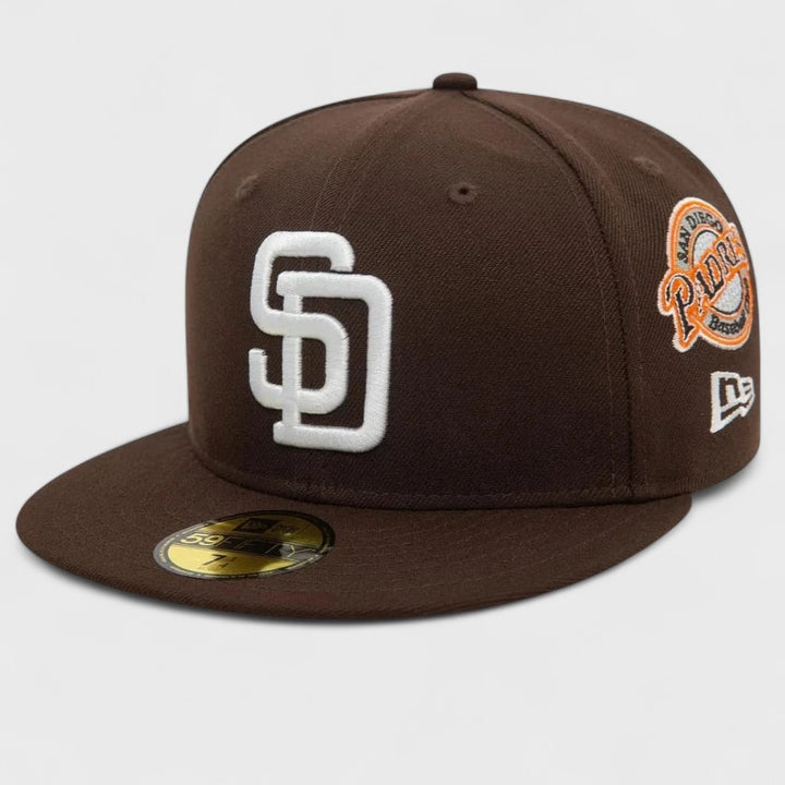 New Era  MLB Cooperstown Patch 59Fifty P Padres brown