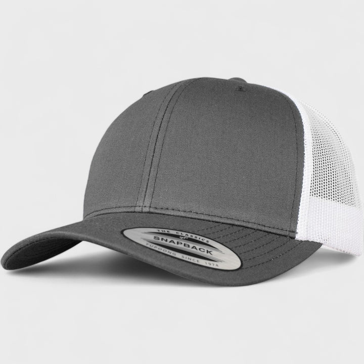 The Classics Yupoong Retro 2-tone trucker cap darkgrey/wht