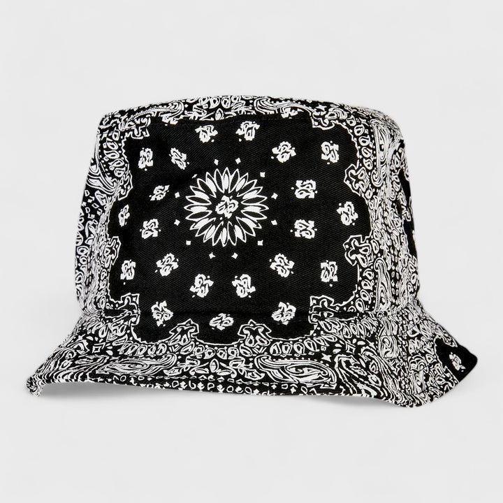 The Classics Yupoong Bandana Print Bucket Hat black