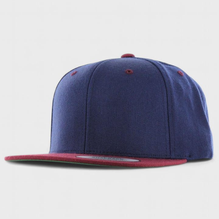 The Classics Yupoong 2-tone snapback nvy/mar