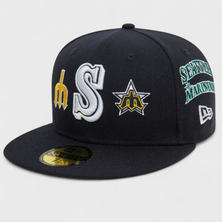 New Era  MLB Cooperstown Patch 59Fifty S Mariners navy