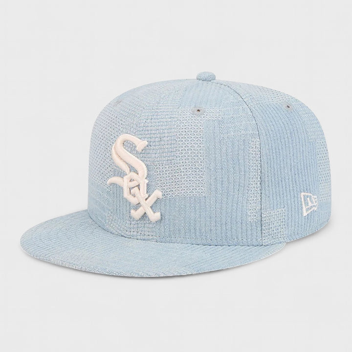 New Era Denim Patchwork 9Fifty C White Sox open blue