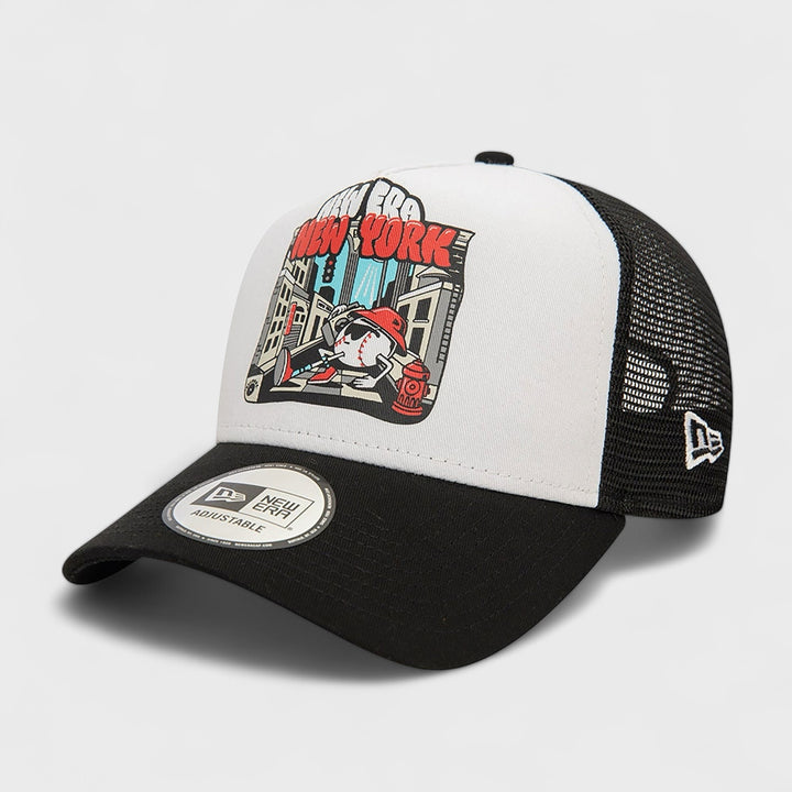 New Era Graphic Print 9Forty E-Frame New York black/white