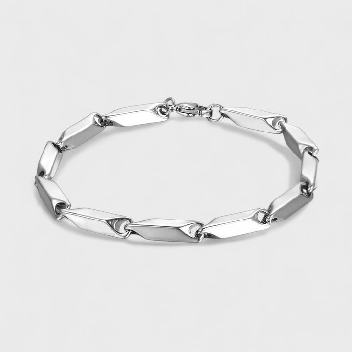 Melon Seed Chain Bracelet steel