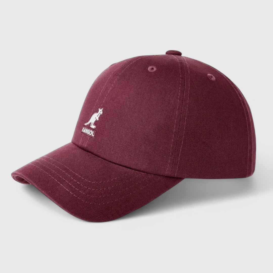 Kangol Washed Baseball cap cordovan