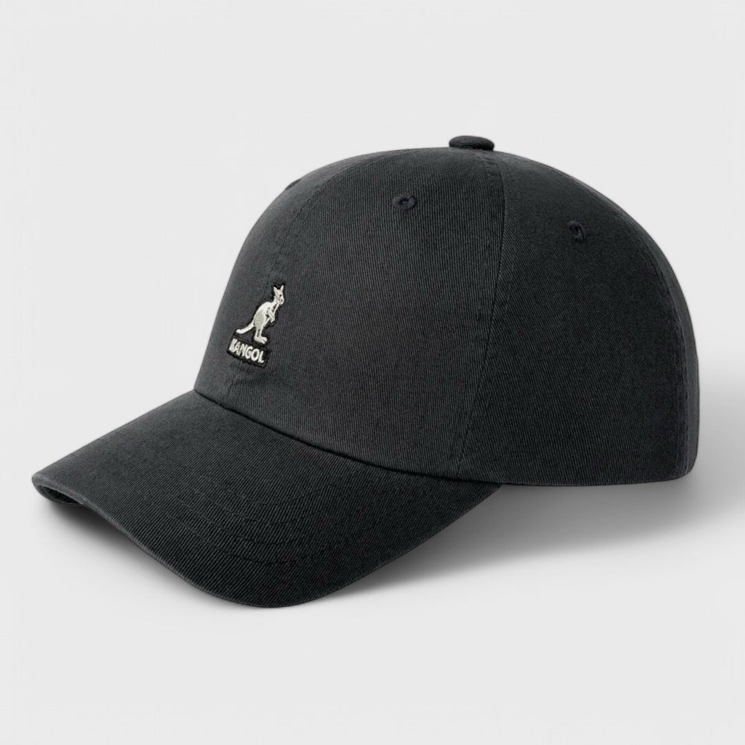 Kangol Washed Baseball cap black