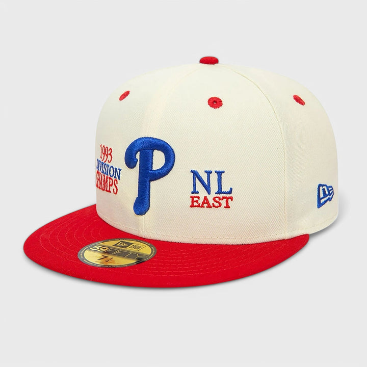 New Era MLB 93 Division Chrome White 59Fifty P Phillies white/red