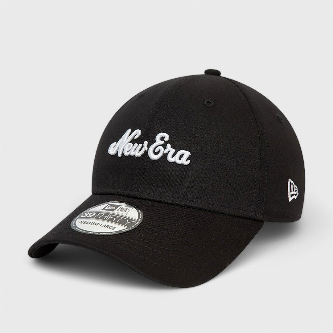 New Era Script 39Thirty Strech Fit black