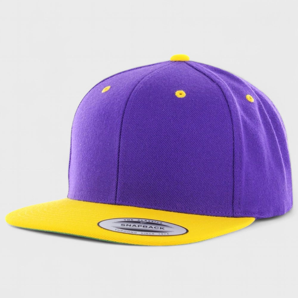 The Classics Yupoong 2-Tone snapback purple/gold