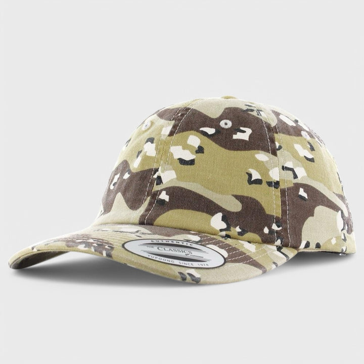 The Classics Yupoong low profile camo washed cap retro desert