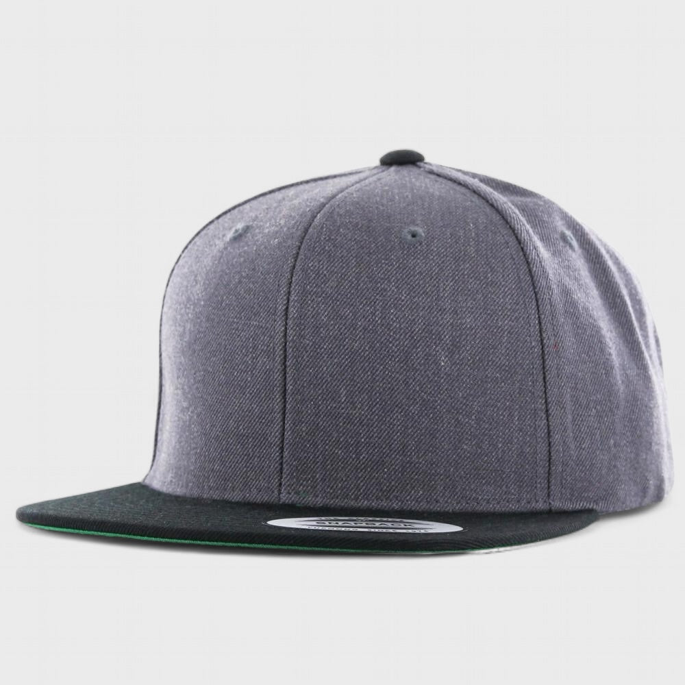 The Classics Yupoong snapback charcoal/blk