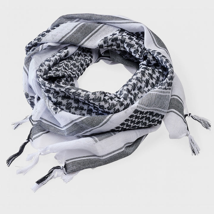 Brandit Shemag scarf white/black