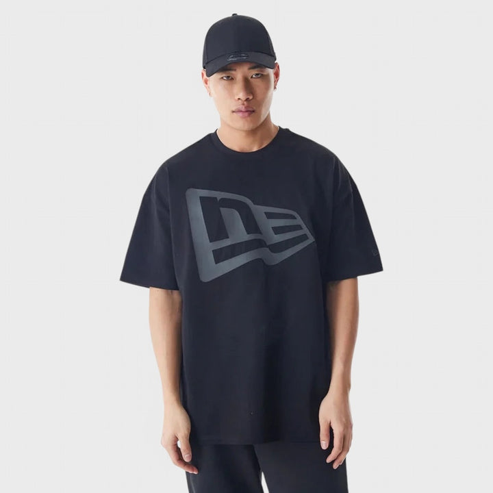 New Era Flag Oversize tee black