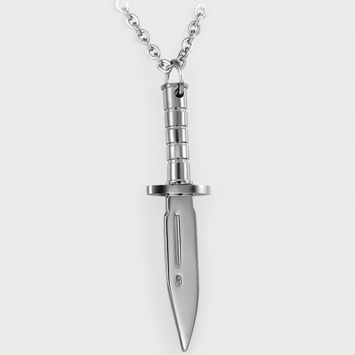 Dagger Pendant necklace steel