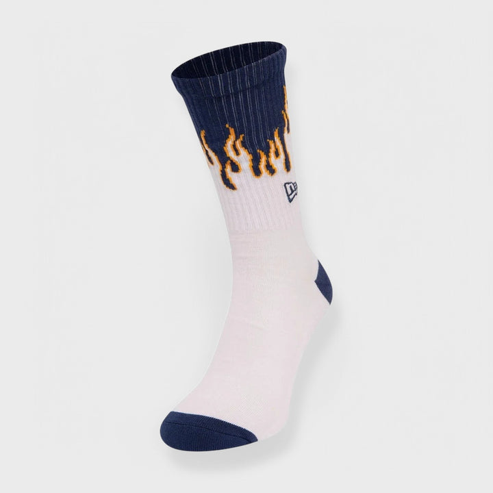 New Era Flame Crew Socks white