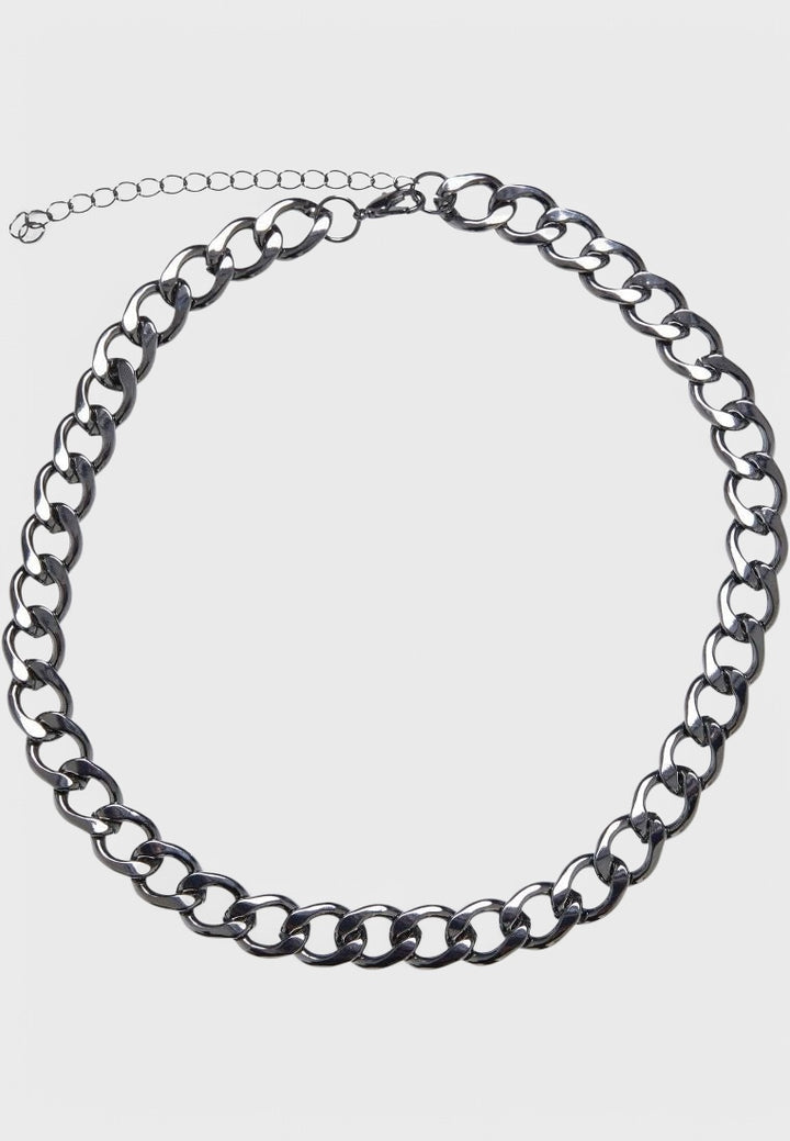 Urban Classics Big Chain Necklace gunmetal