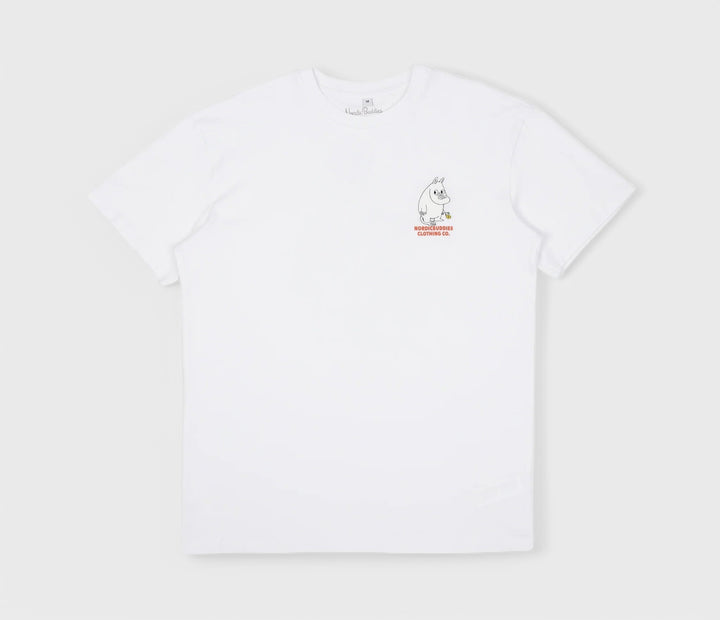 Moomin Muumipeikon Kukka tee white