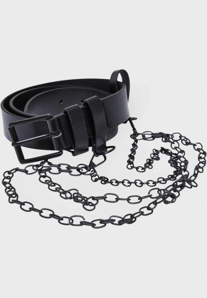 Urban Classics Belt with Chain black