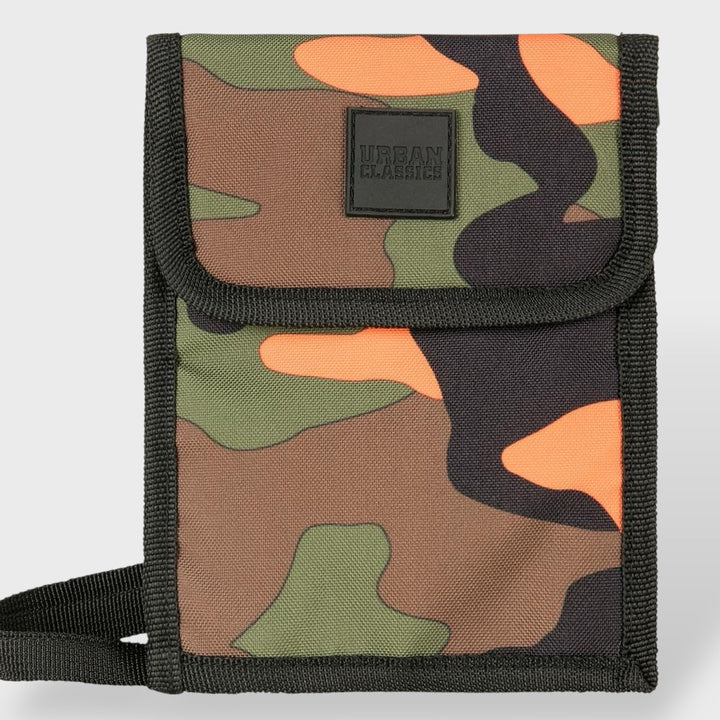 Urban Classics Neck Pouch Oxford orange camo