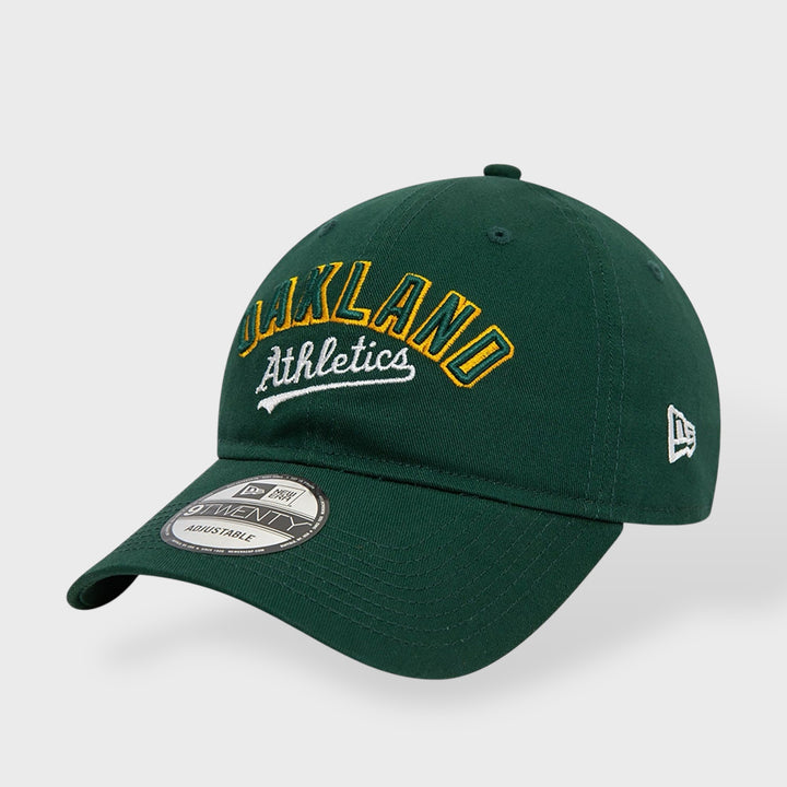 New Era MLB Wordmark 9Twenty O Athletics dark green