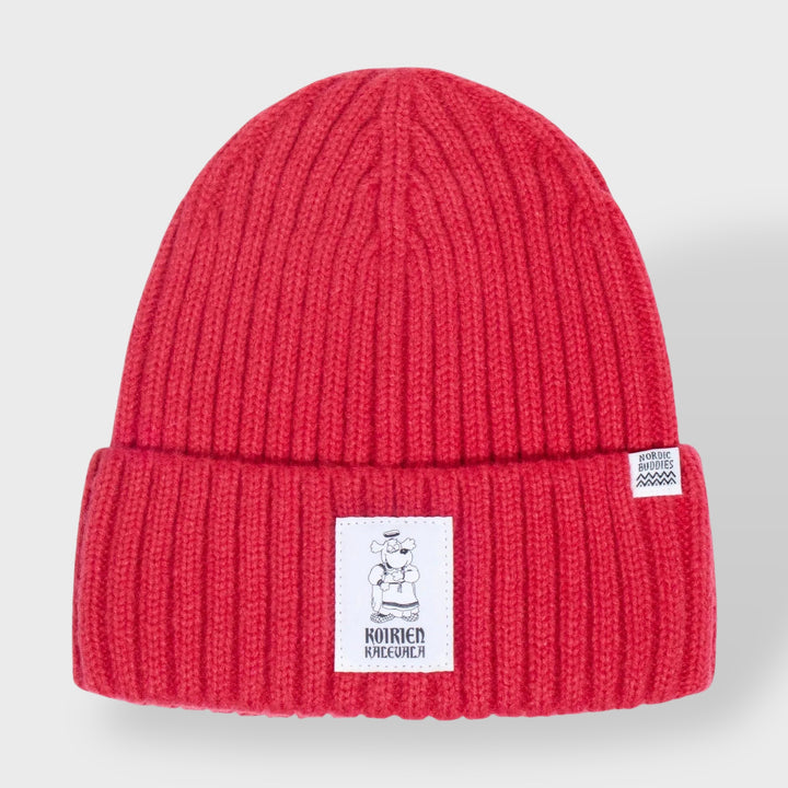 NordicBuddies Koirien Kalevala beanie red