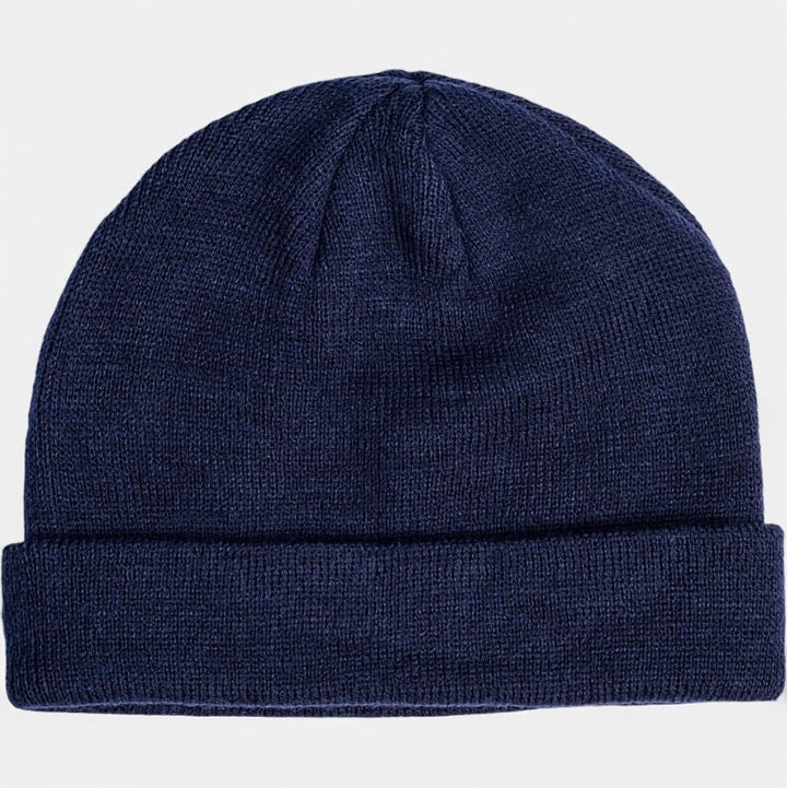 MSTRDS Short Cuff Knit beanie navy