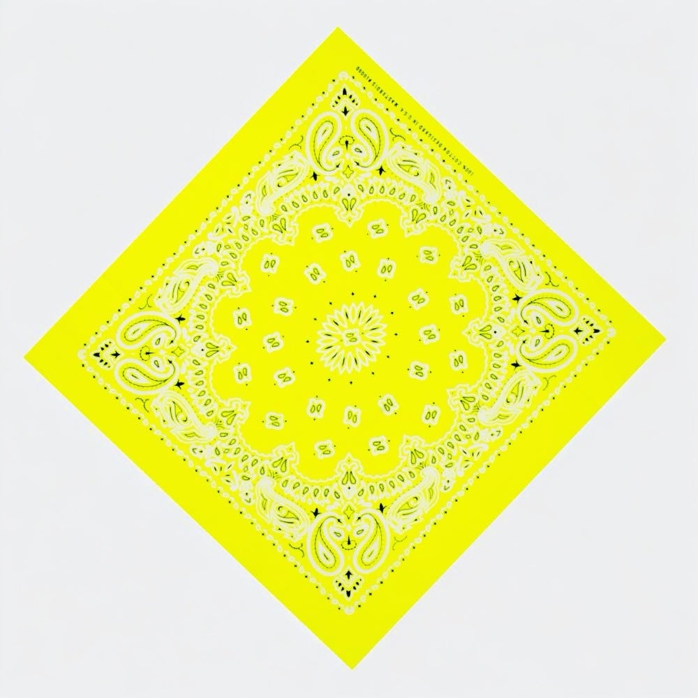 Bandana neon yellow