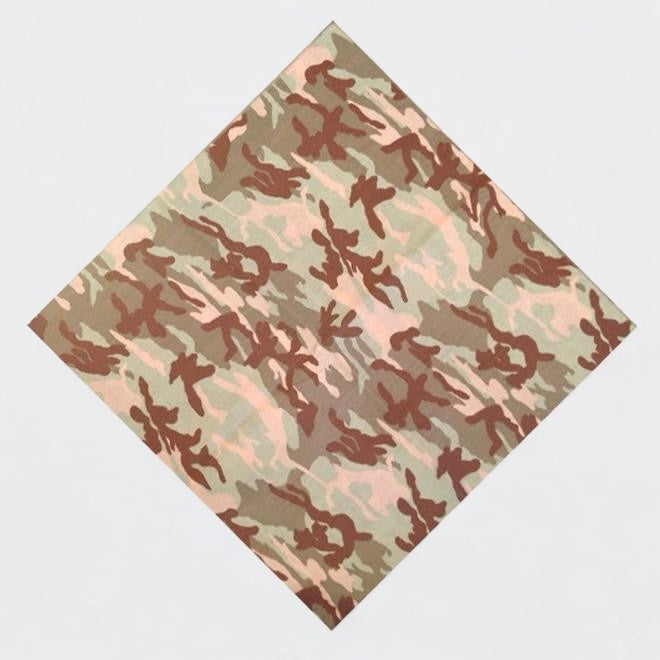 Bandana khaki camo