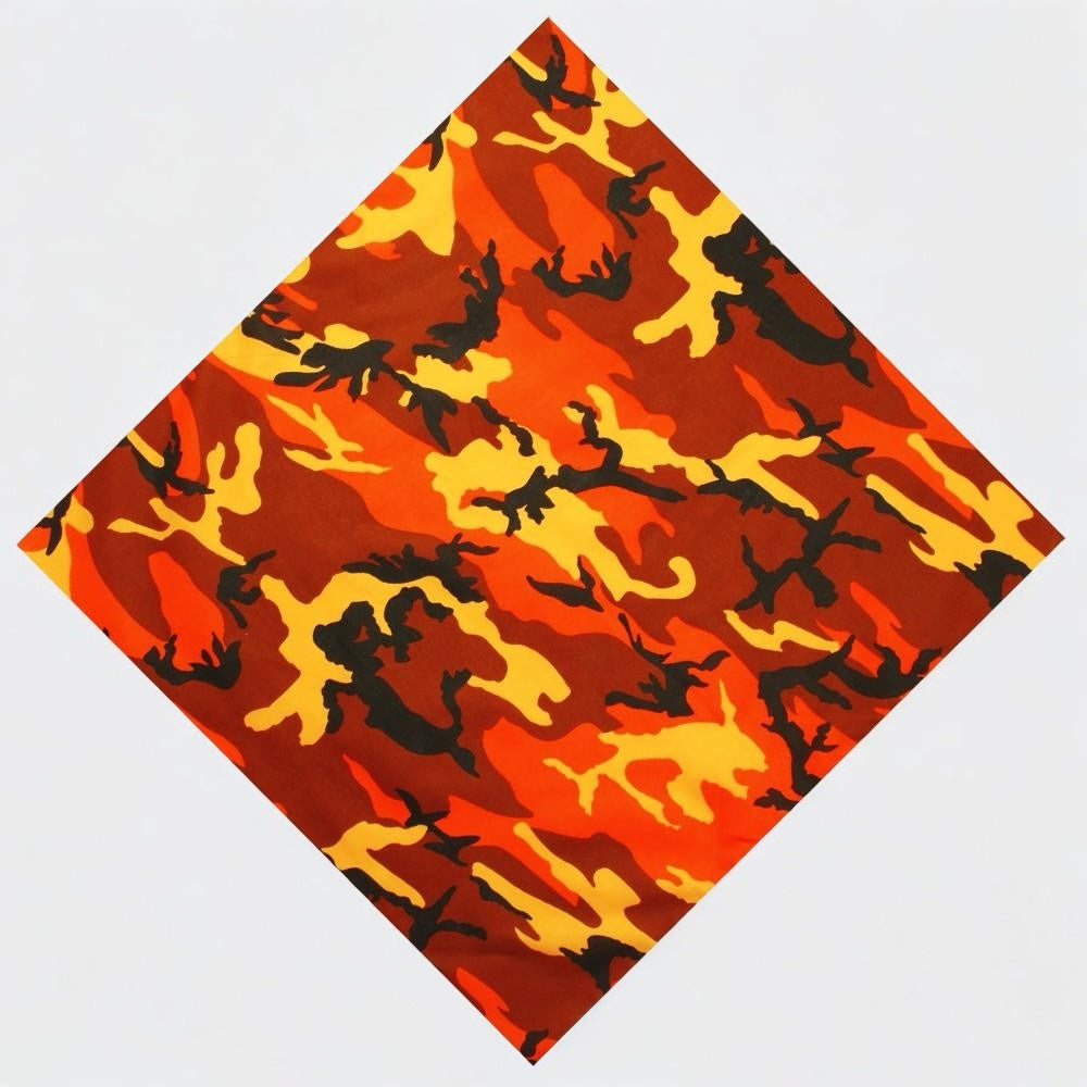 Bandana orange camo