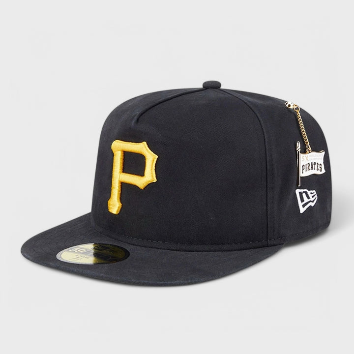 New Era Championship Side Flag  59Fifty A-Frame P Pirates black